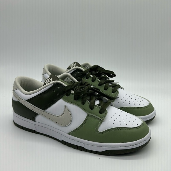 New Men’s Nike Dunk Low 'Oil Green Cargo Khaki' FN6882-100 NWOB - Picture 5 of 8